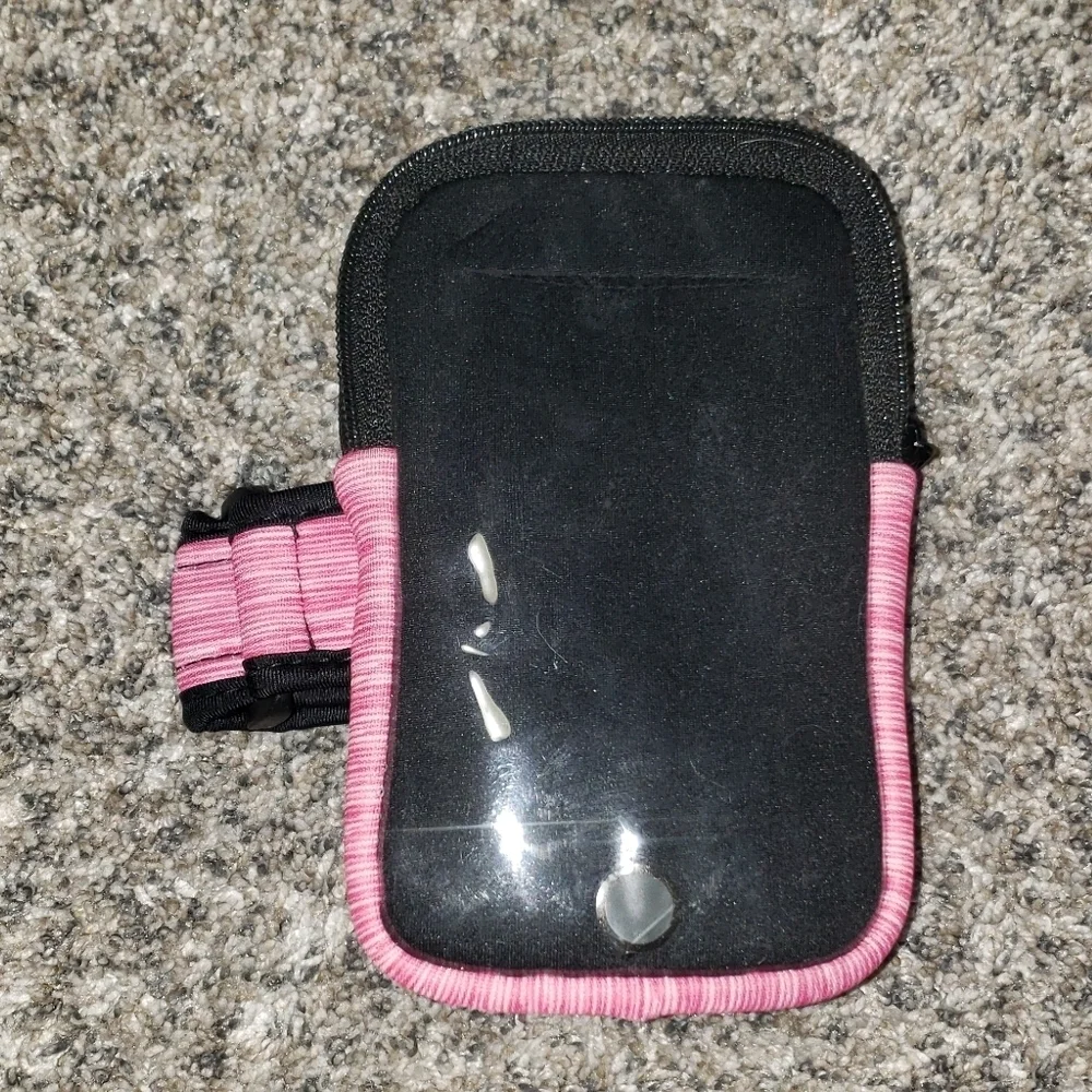 Black and Pink Phone Armband